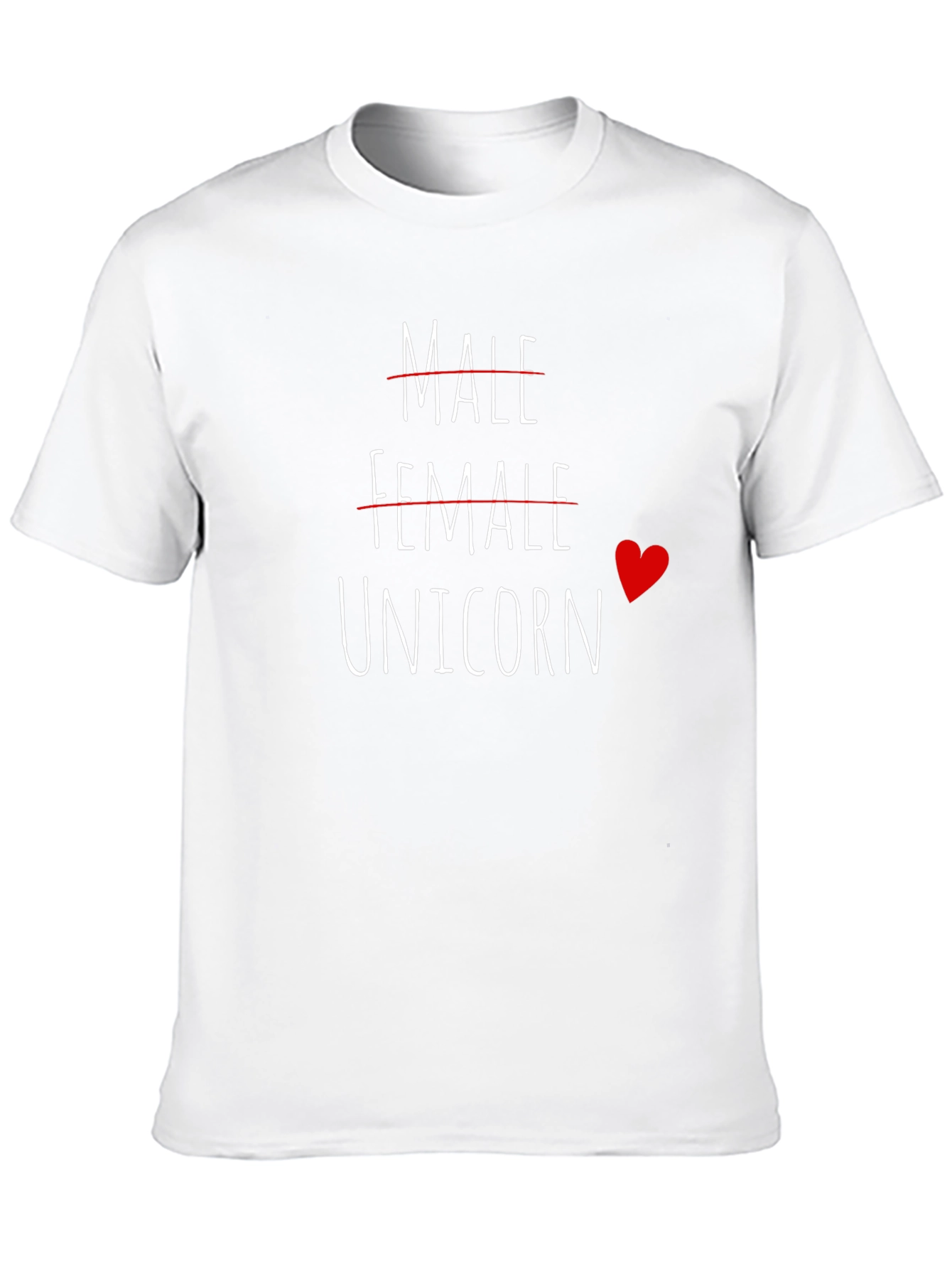 Unicorn Gender Identity Black T-Shirt