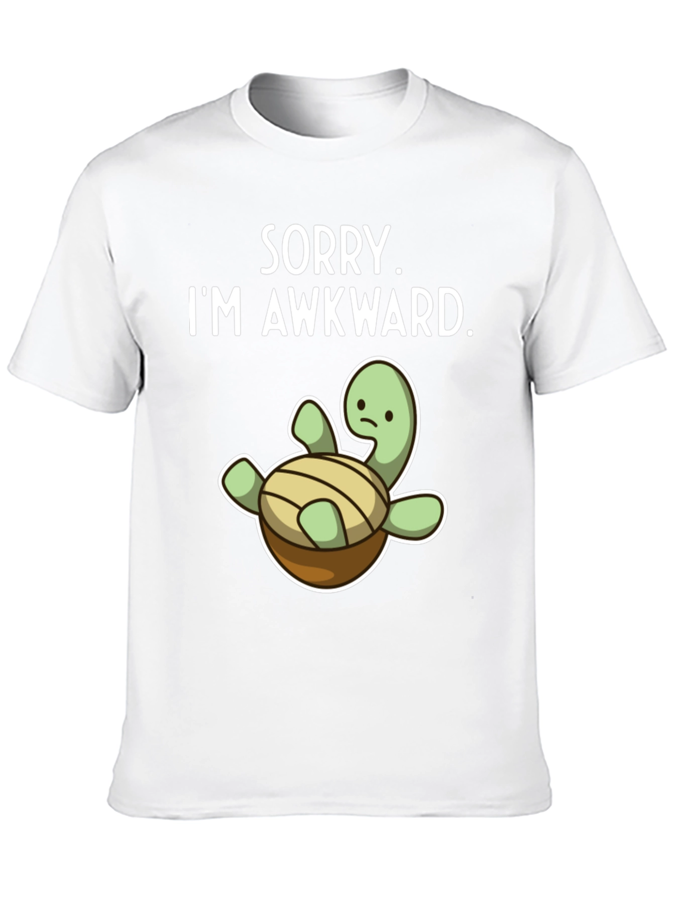 Awkward Turtle Graphic Tee - Funny Unisex Shirt