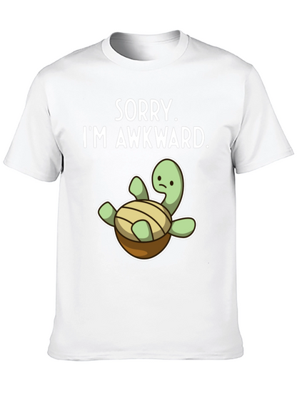 Awkward Turtle Graphic Tee - Funny Unisex Shirt