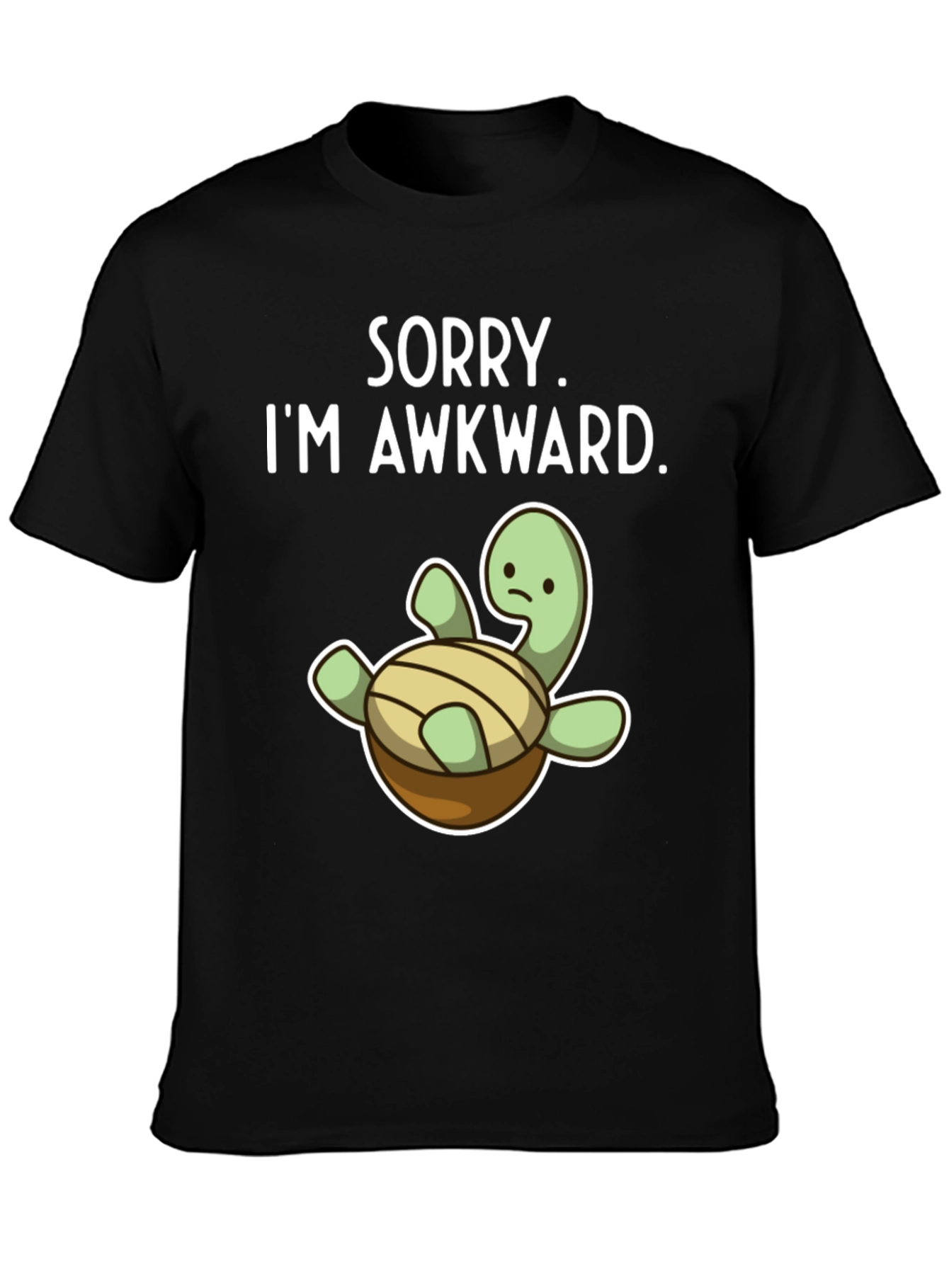 Awkward Turtle Graphic Tee - Funny Unisex Shirt