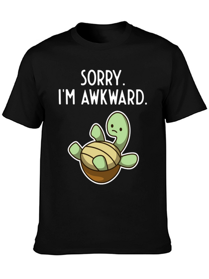 Awkward Turtle Graphic Tee - Funny Unisex Shirt