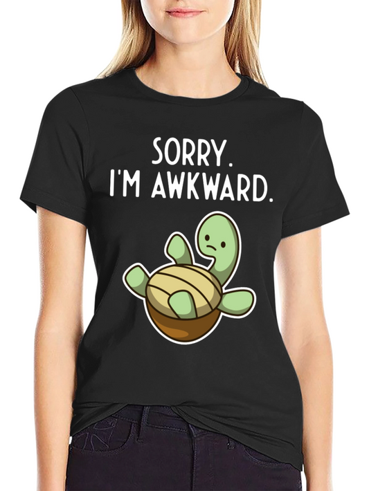 Awkward Turtle Graphic Tee - Funny Unisex Shirt
