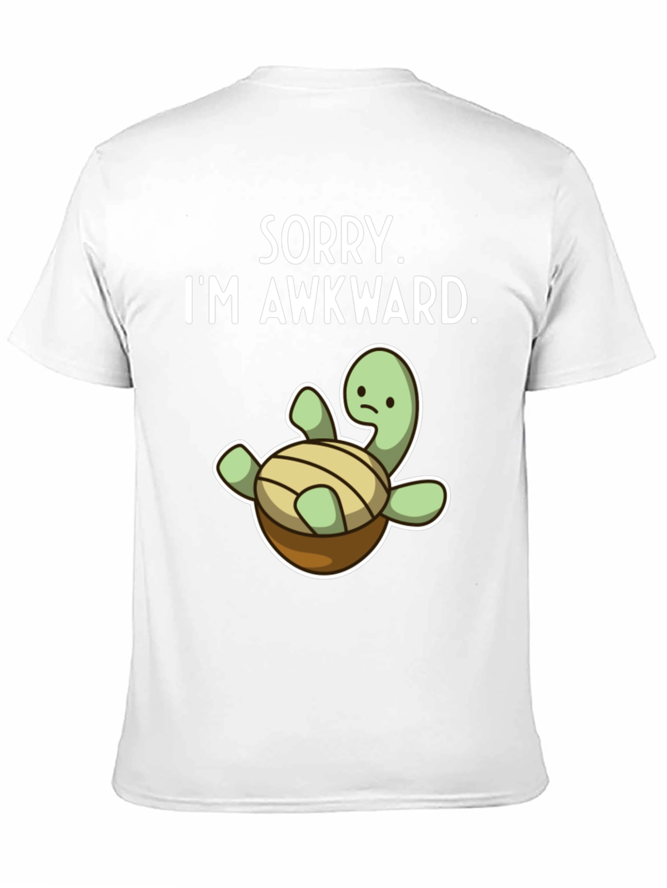Awkward Turtle Graphic Tee - Funny Unisex Shirt