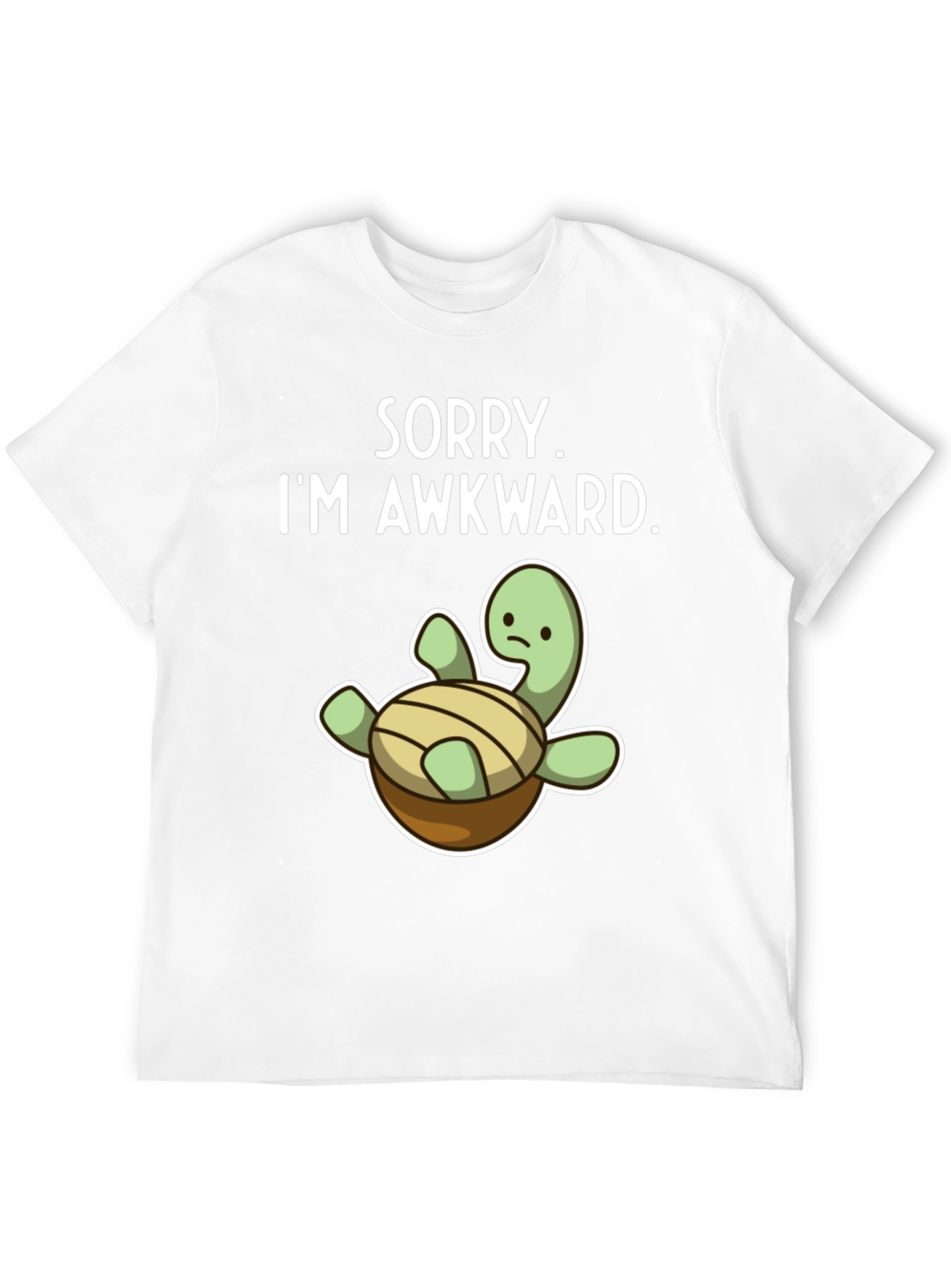 Awkward Turtle Graphic Tee - Funny Unisex Shirt
