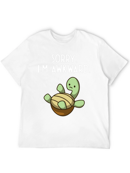 Awkward Turtle Graphic Tee - Funny Unisex Shirt