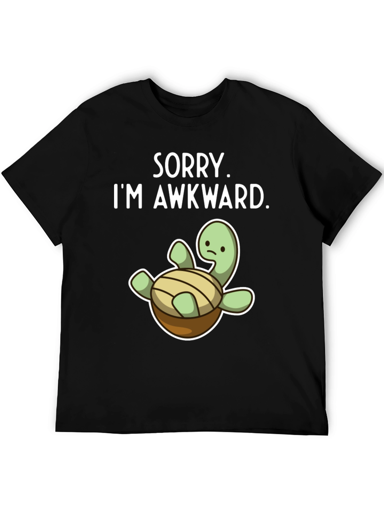 Awkward Turtle Graphic Tee - Funny Unisex Shirt