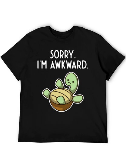 Awkward Turtle Graphic Tee - Funny Unisex Shirt