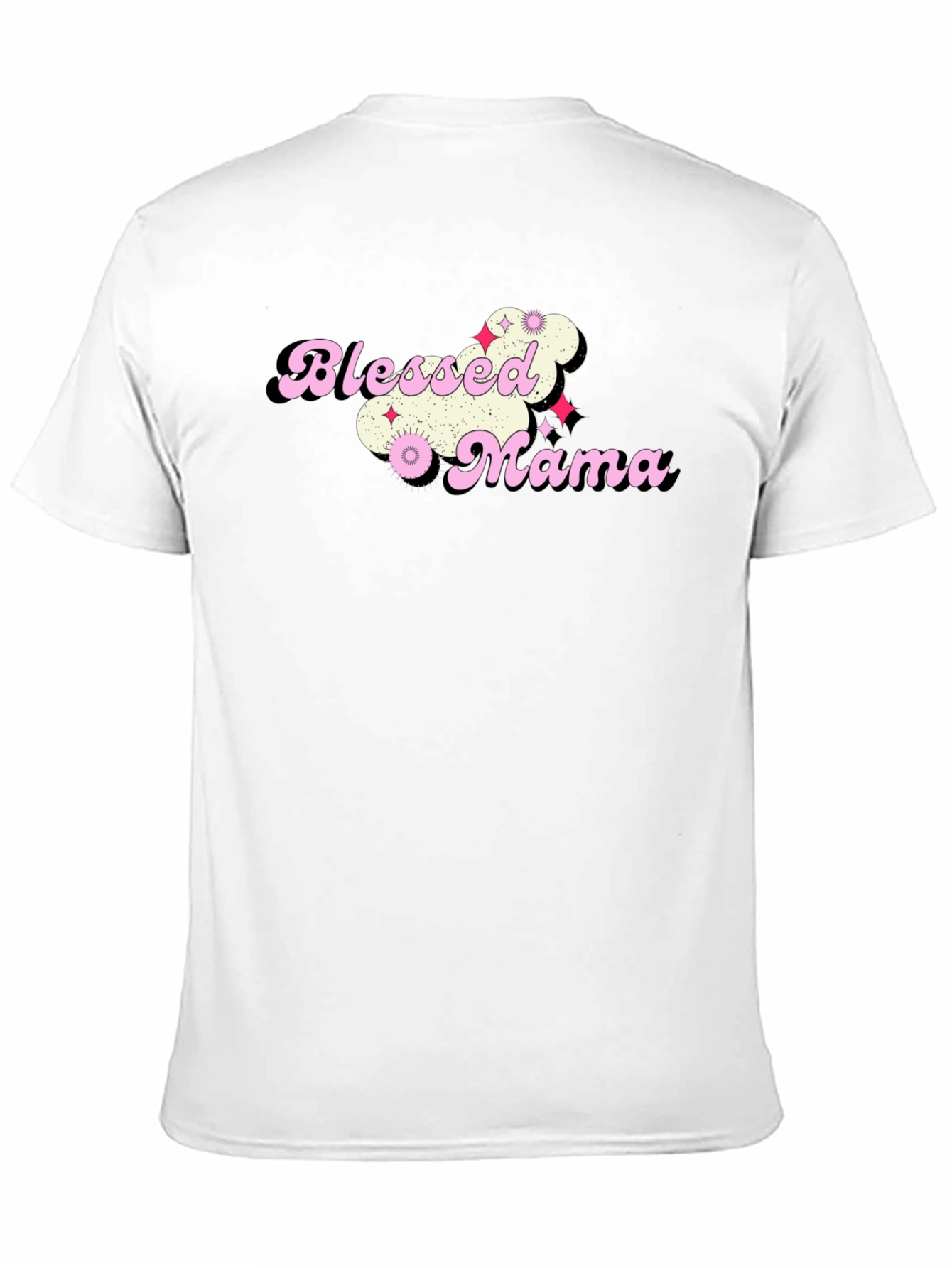Blessed Mama Graphic T-Shirt - Trendy Mom Tee