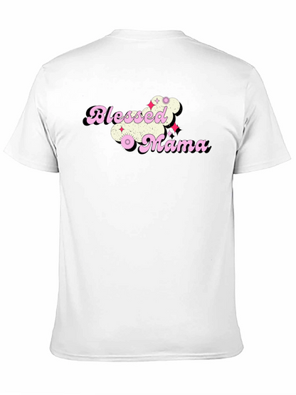 Blessed Mama Graphic T-Shirt - Trendy Mom Tee