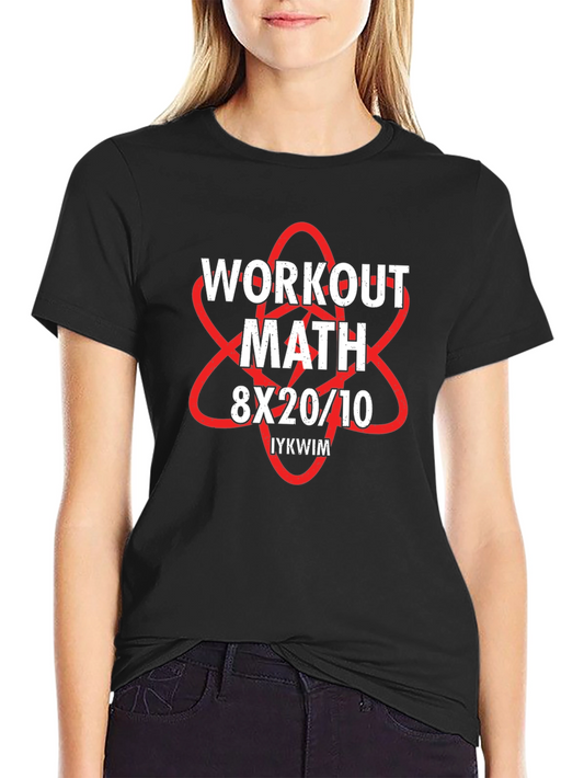 Workout Math Graphic T-Shirt - Gym Humor Tee
