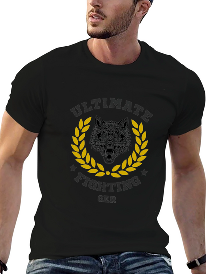 Ultimate Fighting GER Wolf Graphic T-Shirt
