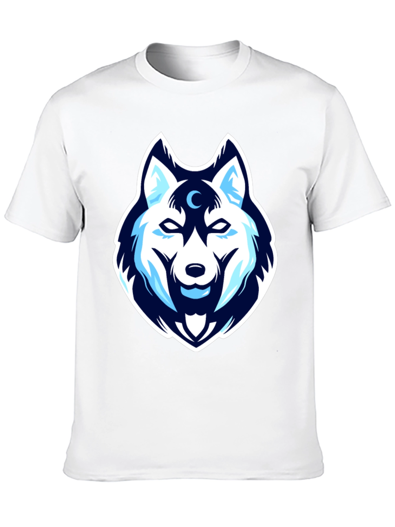 Wolf Head Graphic Tee - Cool & Stylish