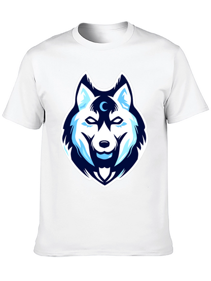Wolf Head Graphic Tee - Cool & Stylish