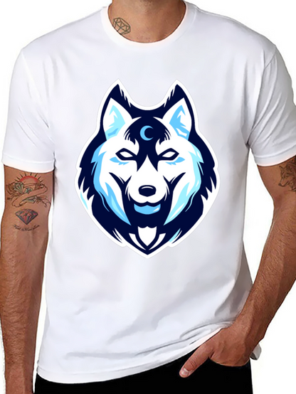 Wolf Head Graphic Tee - Cool & Stylish