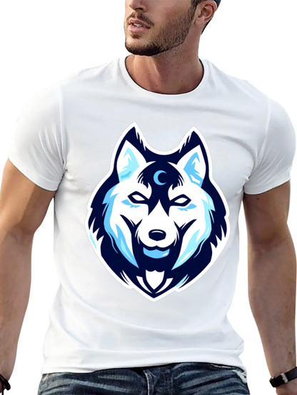 Wolf Head Graphic Tee - Cool & Stylish
