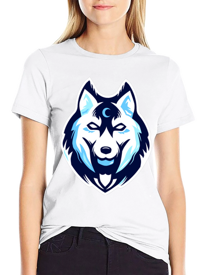 Wolf Head Graphic Tee - Cool & Stylish