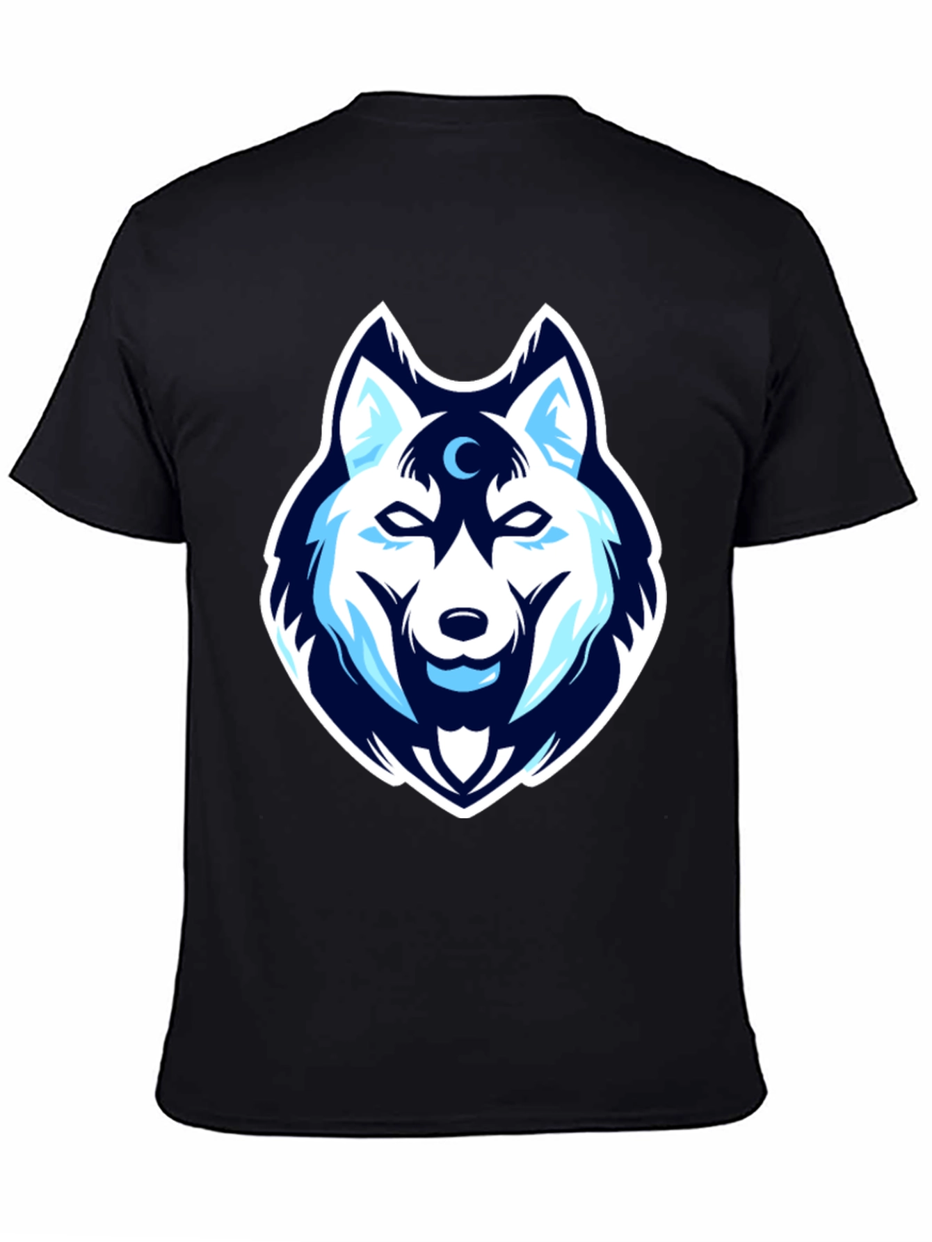 Wolf Head Graphic Tee - Cool & Stylish