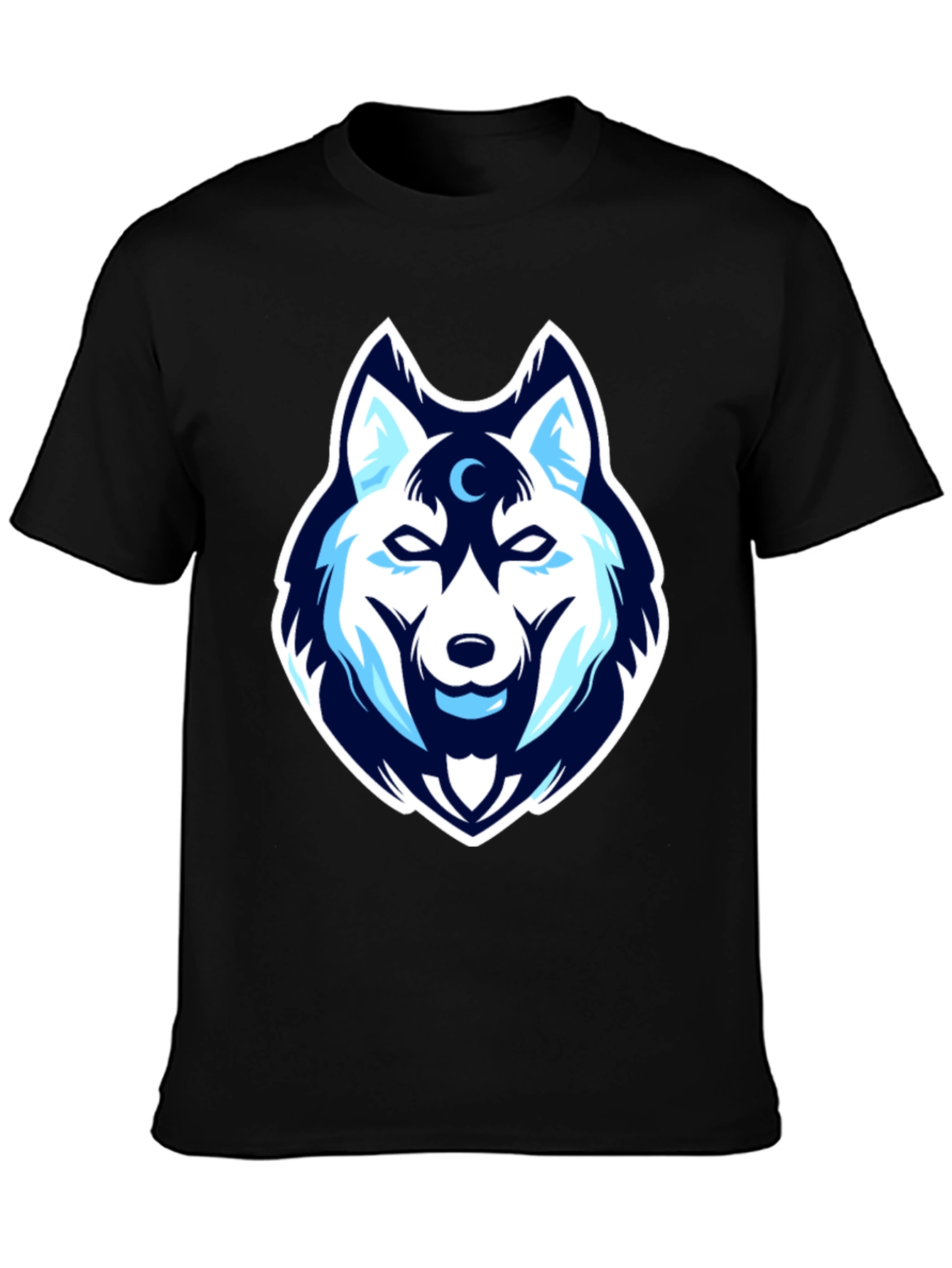 Wolf Head Graphic Tee - Cool & Stylish