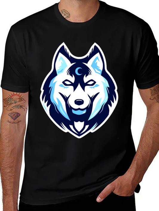 Wolf Head Graphic Tee - Cool & Stylish