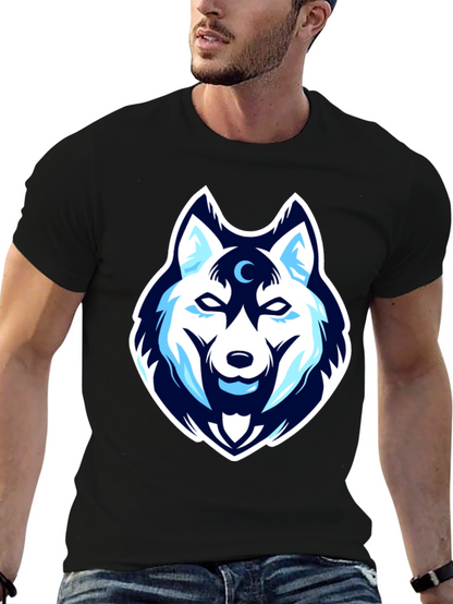 Wolf Head Graphic Tee - Cool & Stylish