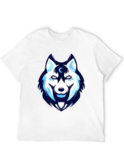 Wolf Head Graphic Tee - Cool & Stylish