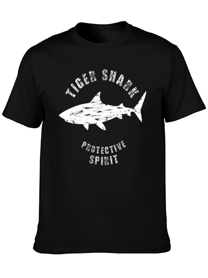 Tiger Shark Protective Spirit Black T-Shirt