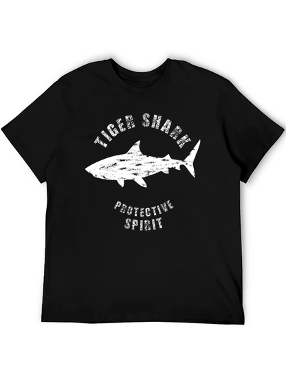 Tiger Shark Protective Spirit Black T-Shirt