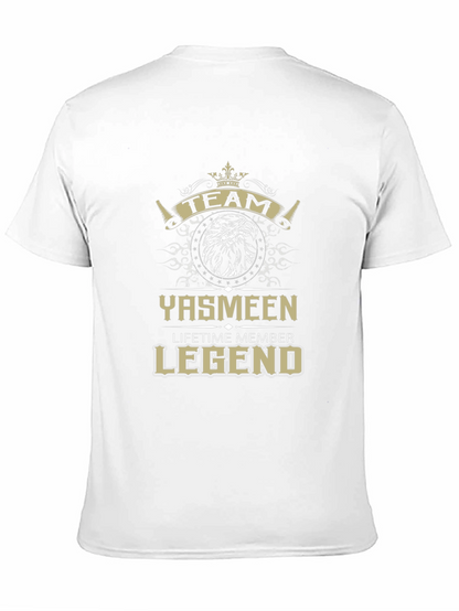 Yasmeen Team Legend Lifetime Member T-Shirt