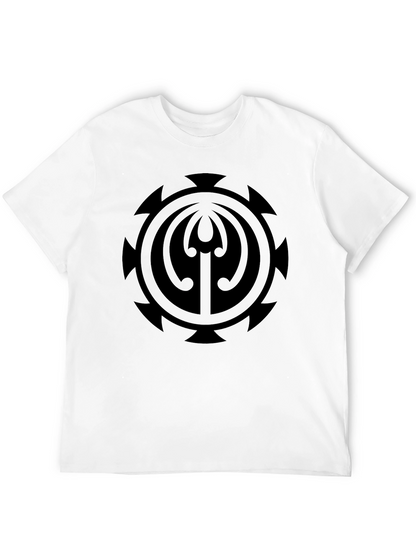 Symbol Graphic Black Crew Neck T-Shirt