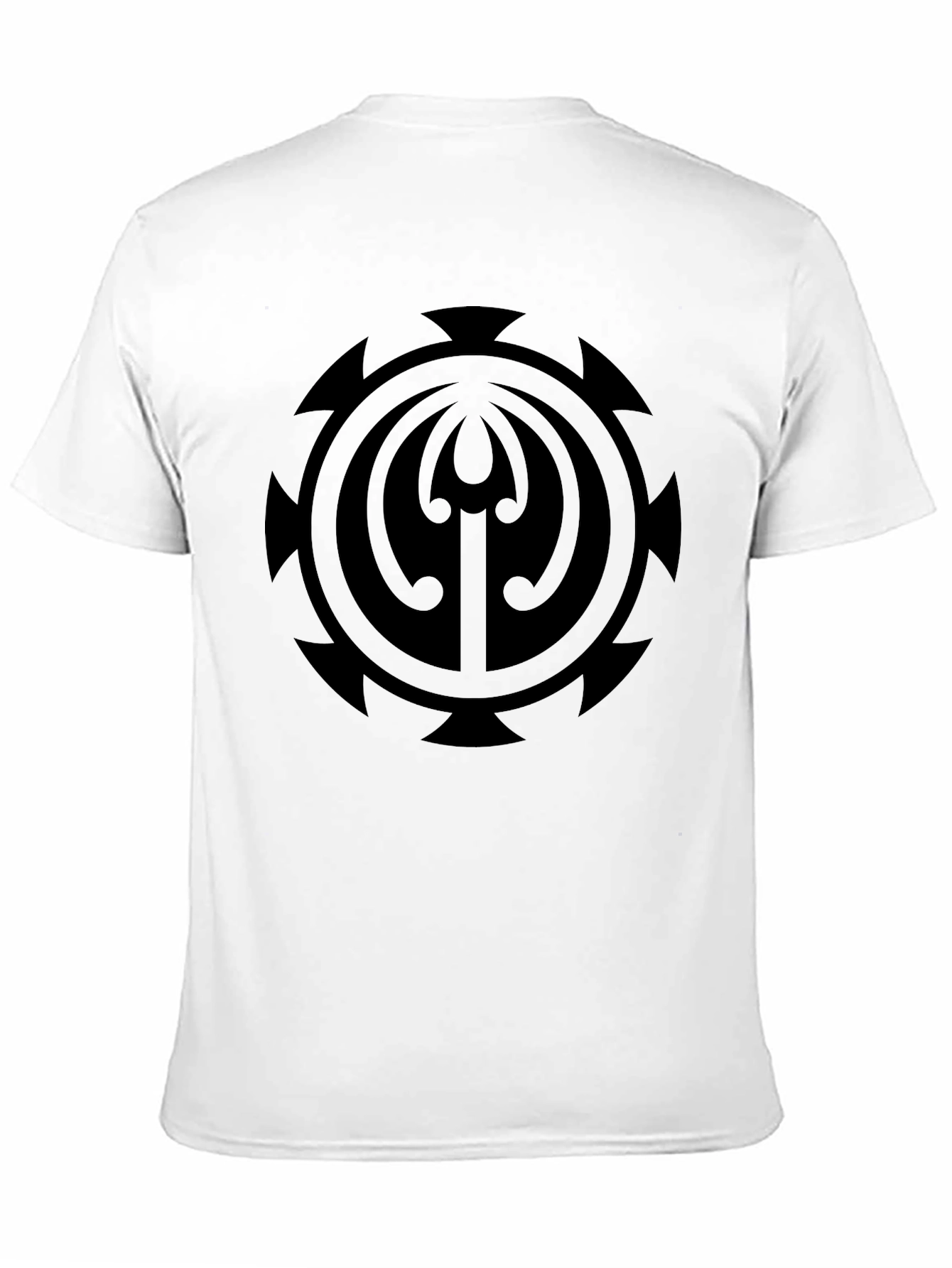 Symbol Graphic Black Crew Neck T-Shirt