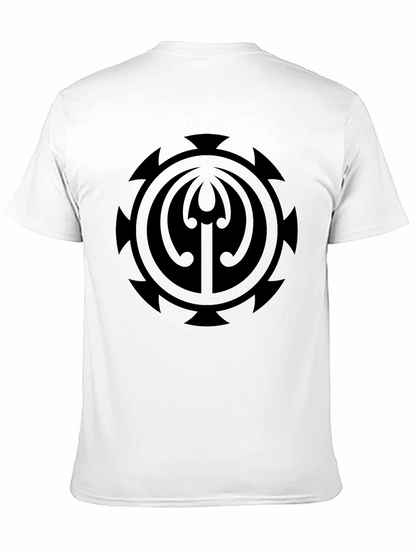 Symbol Graphic Black Crew Neck T-Shirt