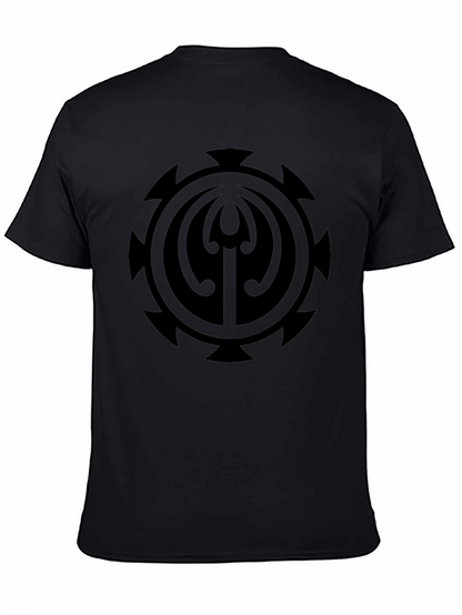 Symbol Graphic Black Crew Neck T-Shirt
