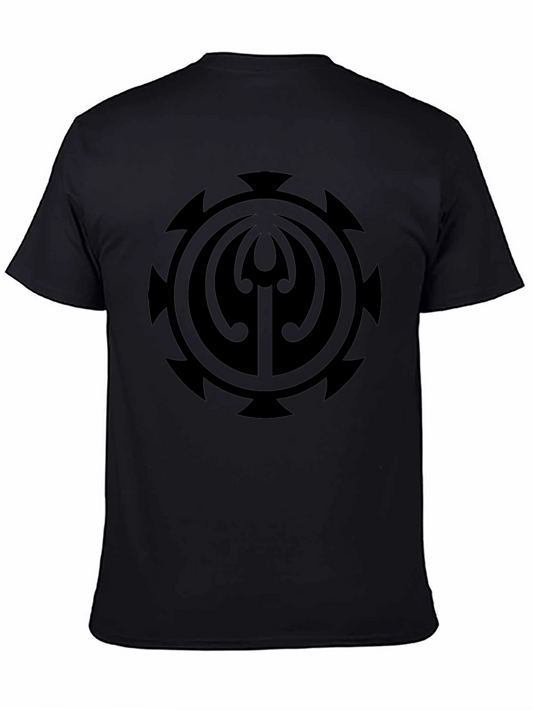 Symbol Graphic Black Crew Neck T-Shirt