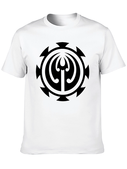 Symbol Graphic Black Crew Neck T-Shirt