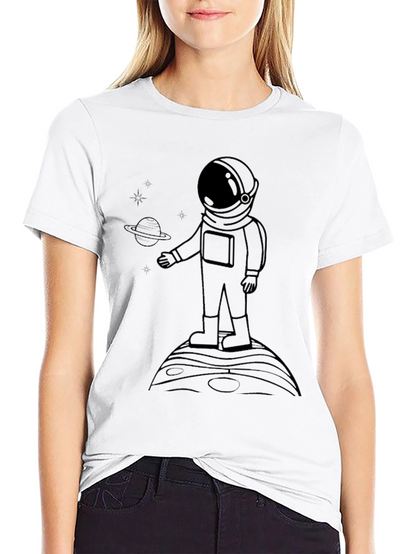 Astronaut Graphic T-Shirt - Space Explorer Tee