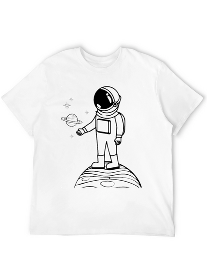 Astronaut Graphic T-Shirt - Space Explorer Tee