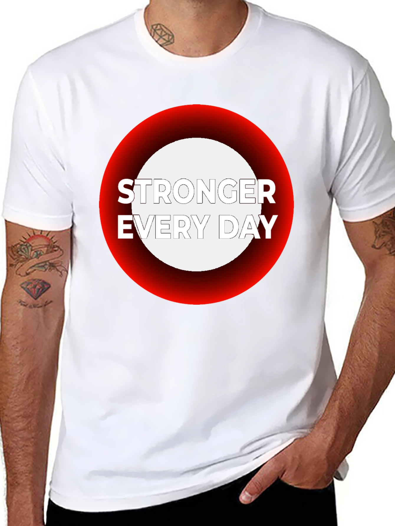 Stronger Everyday Graphic Tee - Black
