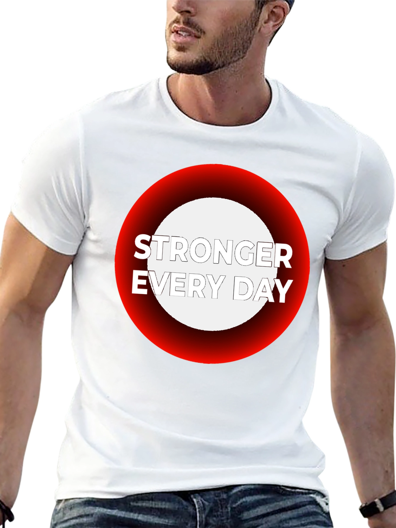 Stronger Everyday Graphic Tee - Black