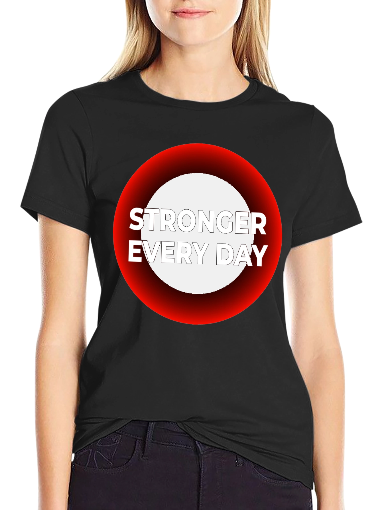 Stronger Everyday Graphic Tee - Black