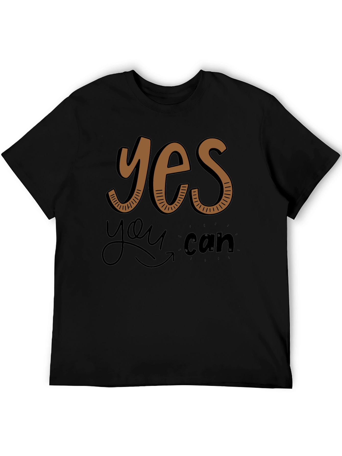 Yes You Can Graphic Tee - Motivational Shirt