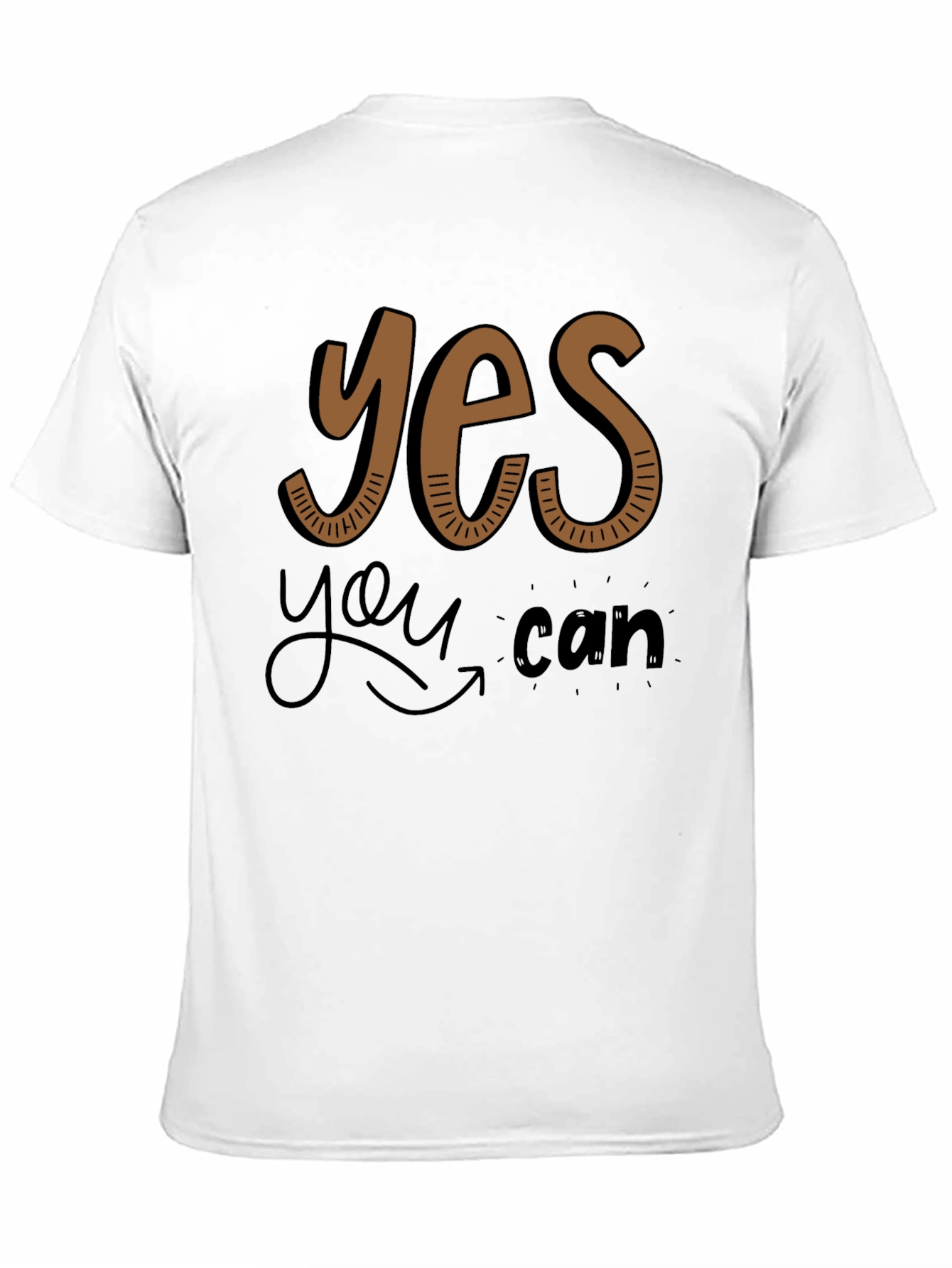 Yes You Can Graphic Tee - Motivational Shirt