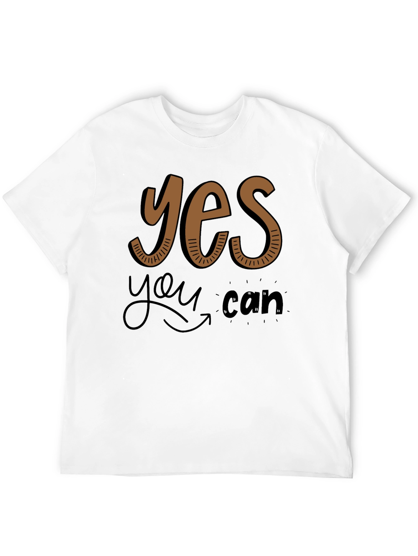 Yes You Can Graphic Tee - Motivational Shirt