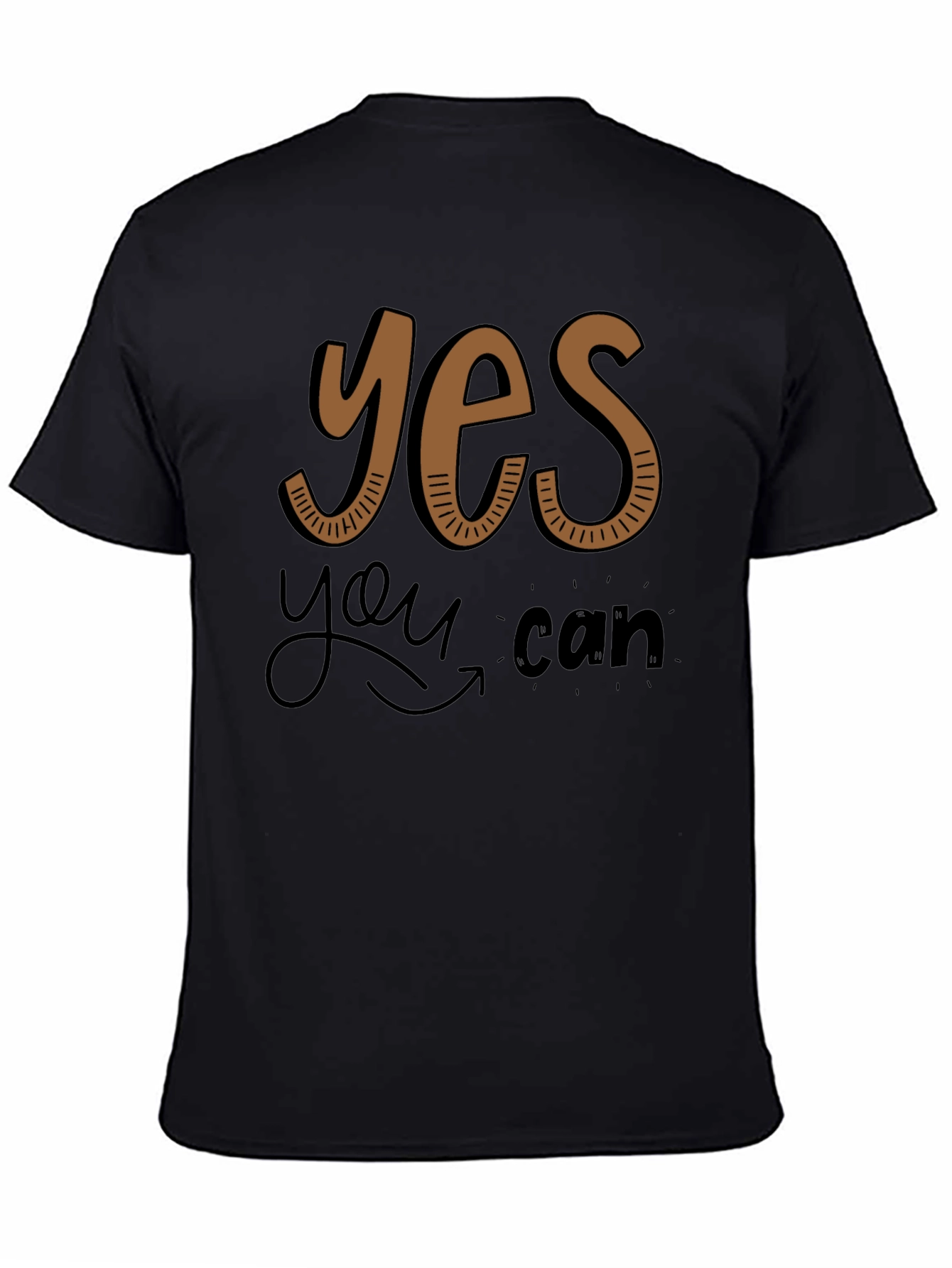 Yes You Can Graphic Tee - Motivational Shirt