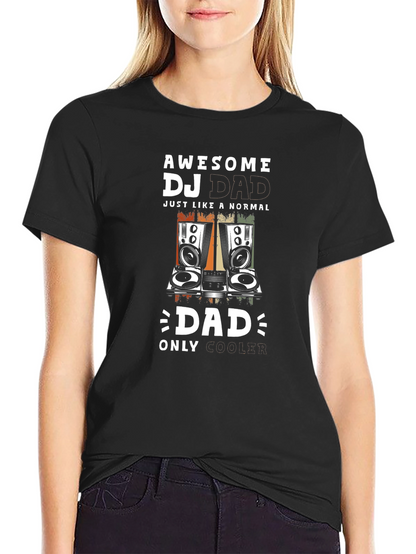 Awesome DJ Dad Graphic T-Shirt