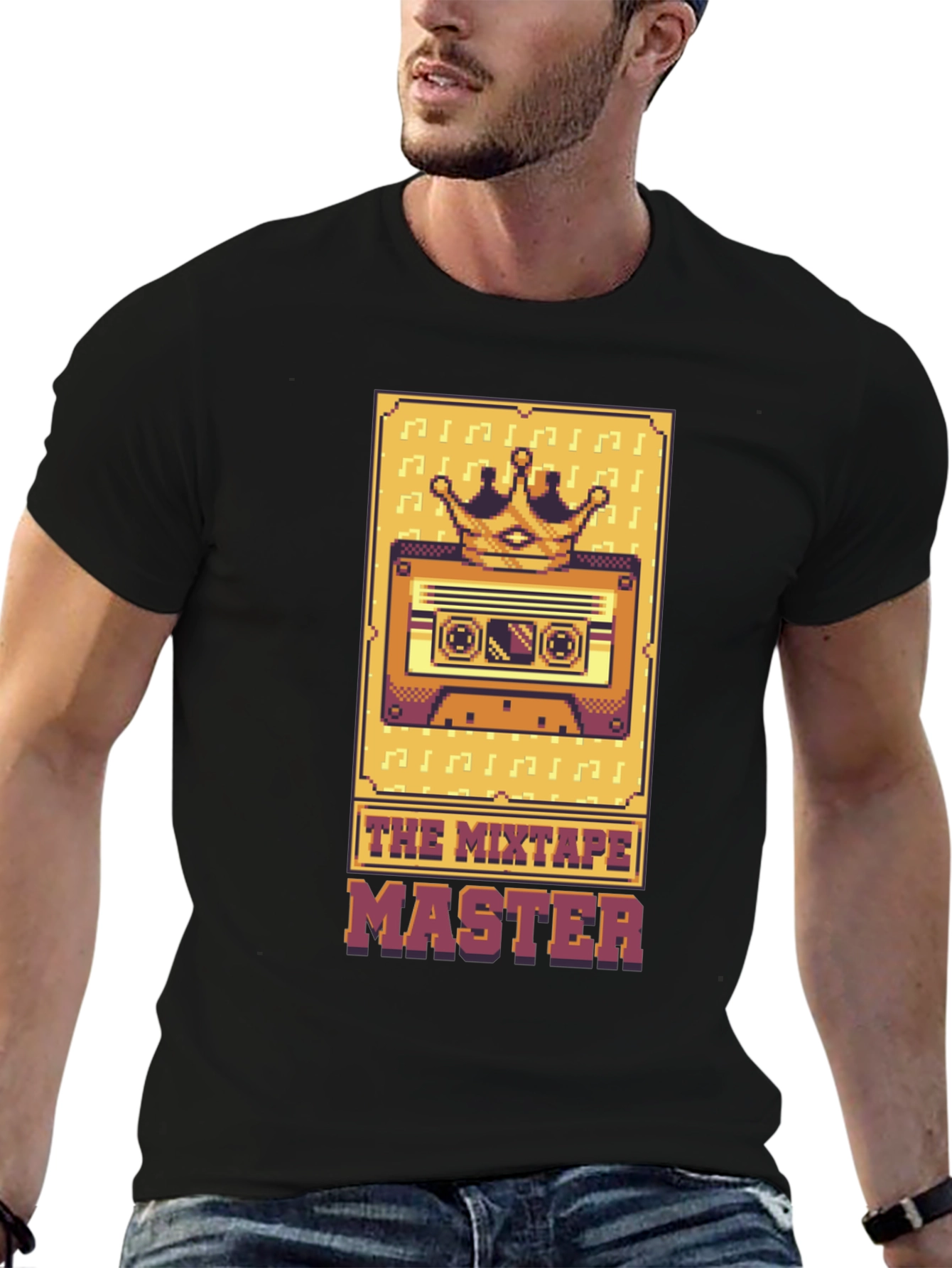 The Mixtape Master Black T-Shirt