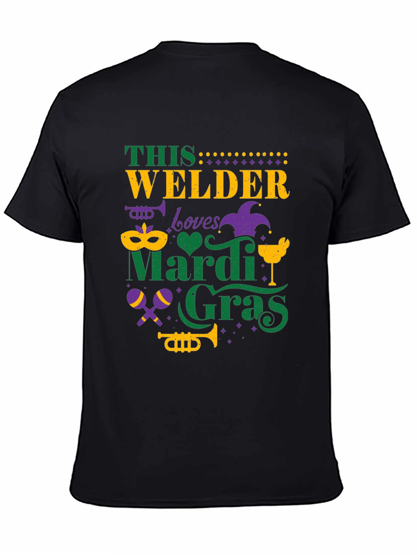 Welder Mardi Gras T-Shirt
