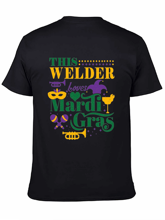Welder Mardi Gras T-Shirt