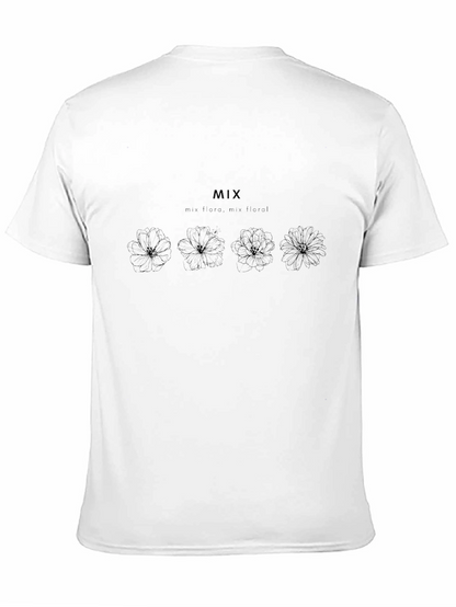 Black Floral Graphic T-Shirt