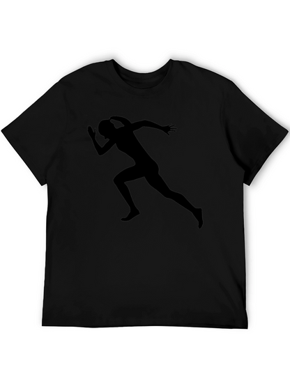 Black Runner Silhouette Tee