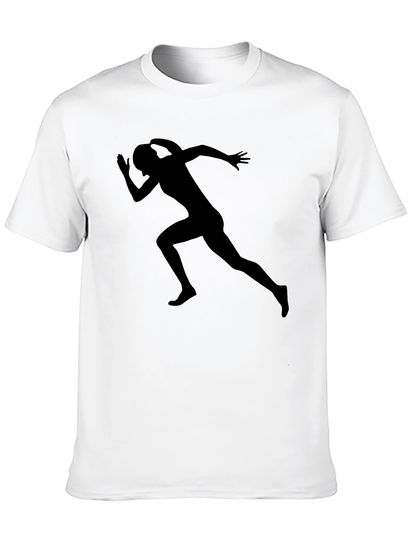 Black Runner Silhouette Tee